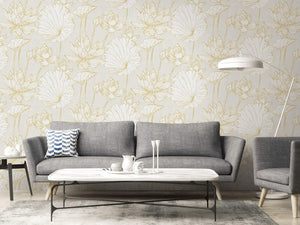 Seabrook Designs Lotus Floral AI42300 wallpaper