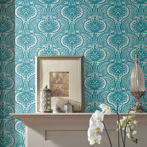 York Wallcoverings Lotus Palm Wallpaper HO2151 wallpaper