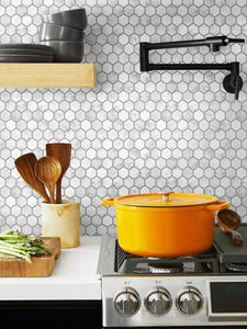 NextWall Marble Hexagon NW38700 wallpaper