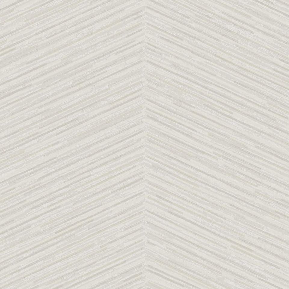 Wallquest/Seabrook Designs Metallic Champagne and Beige Herringbone Stripe AW70700 wallpaper