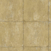 Load image into Gallery viewer, Seabrook Designs Metallic Gold and Silver Great Wall Blocks AI42101 wallpaper
