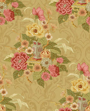 Load image into Gallery viewer, Seabrook Designs Metallic Gold Dynasty Floral AI40000 wallpaper