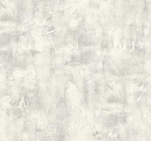 Load image into Gallery viewer, Wallquest/Seabrook Designs Metallic Silver and Snowstorm Rustic Stucco Faux LW51701 wallpaper