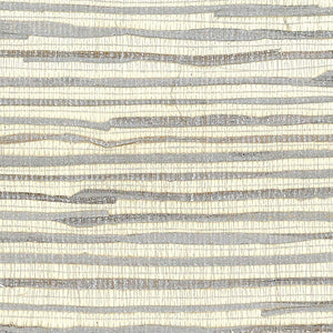 Wallquest/Seabrook Designs Metallic Silver, Off White1 Java Grass NA204 wallpaper