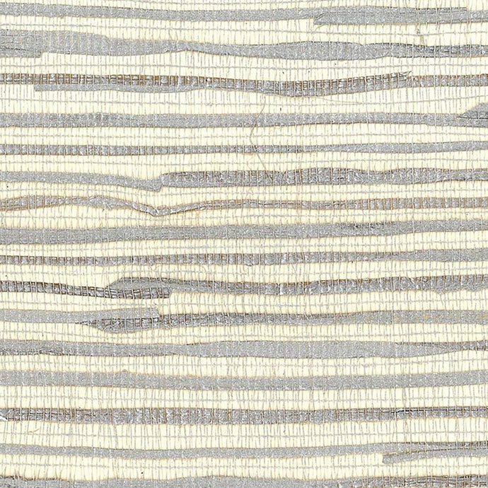 Wallquest/Seabrook Designs Metallic Silver, Off White1 Java Grass NA204 wallpaper