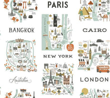 Load image into Gallery viewer, York Wallcoverings Mint City Maps Peel and Stick Wallpaper PSW1195RL wallpaper