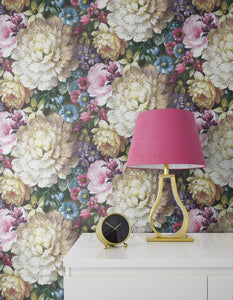 NextWall Multicolored Blooming Floral NW32700 wallpaper