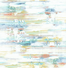 Load image into Gallery viewer, NextWall Multicolored Brushed Stripe NW35306 wallpaper