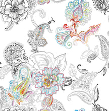 Load image into Gallery viewer, NextWall Multicolored Colorful Paisley NW33600 wallpaper