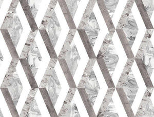 York Wallcoverings Neutral Statuary Diamond Inlay Peel and Stick Wallpaper PSW1116RL wallpaper