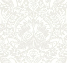 Load image into Gallery viewer, York Wallcoverings Neutral/White Egret Damask Wallpaper BW3931 wallpaper