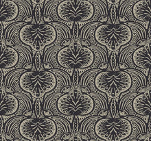 Load image into Gallery viewer, York Wallcoverings Off White/Black Lotus Palm Wallpaper HO2151 wallpaper