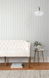 NextWall Off-White & Pearl Gray Beadboard Wallpaper NW35800 wallpaper