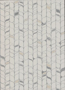 York Wallcoverings Off White/Silver Perfect Petals Wallpaper OS4201 wallpaper