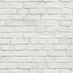 NextWall Off-White Vintage White Brick AX10800 wallpaper