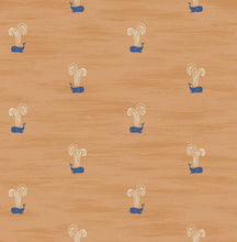 Load image into Gallery viewer, Seabrook Designs Orange and Navy Tiny Whales DA60300 wallpaper