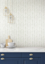 Load image into Gallery viewer, York Wallcoverings Painted Herringbone Wallpaper CV4452 wallpaper