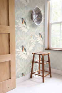 Wallquest/Seabrook Designs Paradise Island Birds RY30100 wallpaper