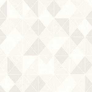 Wallquest/Seabrook Designs Pearl Glitter and Cream Metallic Geo AW70601 wallpaper