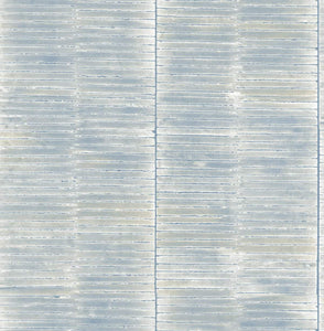Seabrook Designs Periwinkle and Metallic Pearl Dynasty Bamboo AI41300 wallpaper