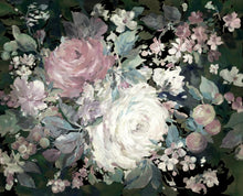 Load image into Gallery viewer, York Wallcoverings Pink/Black Impressionist Floral Mural MU0246M wallpaper