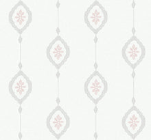 Load image into Gallery viewer, Seabrook Designs Pink Sunset Sand Dollar Stripe MB30500 wallpaper