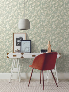 York Wallcoverings Pressed Leaves Wallpaper NA0517 wallpaper