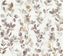 Load image into Gallery viewer, York Wallcoverings Purple Joyful Eucalyptus Wallpaper OS4311 wallpaper