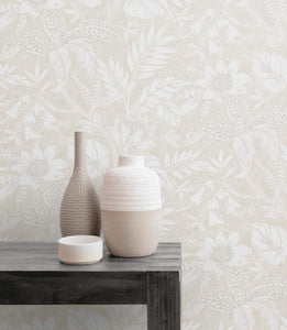 Wallquest/Seabrook Designs Rainforest Leaves RY30200 wallpaper