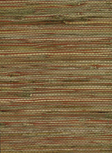 Load image into Gallery viewer, Wallquest/Seabrook Designs Red, Tan Rushcloth NA201 wallpaper