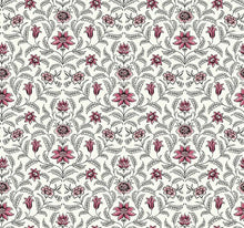 Load image into Gallery viewer, York Wallcoverings Red Vintage Blooms Wallpaper GR5981 wallpaper