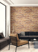 Load image into Gallery viewer, NextWall Rustic Red Faux Rustic Red Brick NW30201 wallpaper