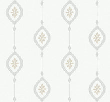 Load image into Gallery viewer, Seabrook Designs Sand Dunes Sand Dollar Stripe MB30500 wallpaper