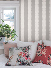 Load image into Gallery viewer, York Wallcoverings Scalloped Stripe Wallpaper GR6011 wallpaper