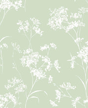 Load image into Gallery viewer, Lillian August/NextWall Seacrest Green Floral Mist LN30501 wallpaper