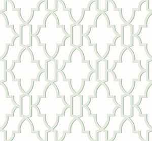 Lillian August/NextWall Seaglass Coastal Lattice LN21102 wallpaper