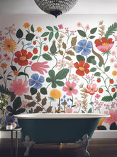 Load image into Gallery viewer, York Wallcoverings Strawberry Fields Mural Peel and Stick Wallpaper PSW1333M wallpaper