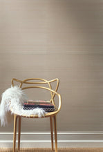 Load image into Gallery viewer, York Wallcoverings Taupe/Silver Plain Sisal Wallpaper GC0700 wallpaper