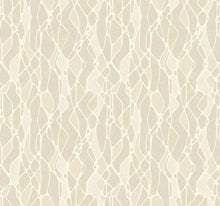 Load image into Gallery viewer, York Wallcoverings Taupe Stained Glass Wallpaper NA0508 wallpaper