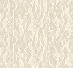 York Wallcoverings Taupe Stained Glass Wallpaper NA0508 wallpaper