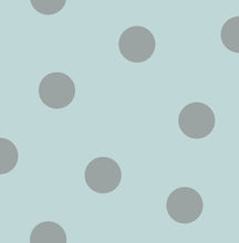 Load image into Gallery viewer, Seabrook Designs Teal and Metallic Silver Dots DA61600 wallpaper