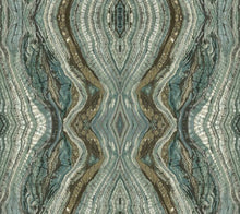 Load image into Gallery viewer, York Wallcoverings Teal Kaleidoscope Peel and Stick Wallpaper PSW1108RL wallpaper