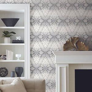 York Wallcoverings Tudor Diamond Damask Wallpaper DM4931 wallpaper