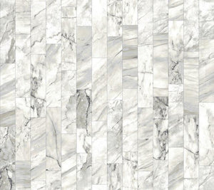 York Wallcoverings Warm Neutral Marble Planks Peel and Stick Wallpaper PSW1120RL wallpaper