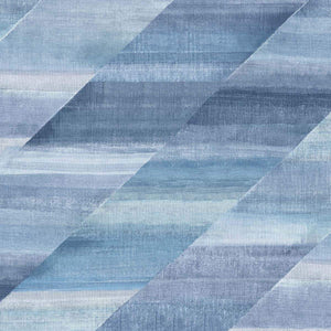 Wallquest/Seabrook Designs Washed Denim and Cerulean Rainbow Diagonals RY30300 wallpaper