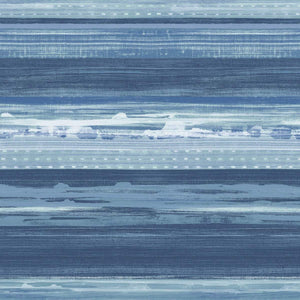 Wallquest/Seabrook Designs Washed Denim and Sky Blue Horizon Brushed Stripe RY31301 wallpaper