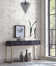 Load image into Gallery viewer, York Wallcoverings White/Gray Palace Marble Peel and Stick Wallpaper PSW1130RL wallpaper