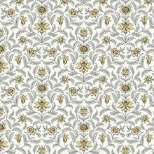Load image into Gallery viewer, York Wallcoverings Yellow Vintage Blooms Wallpaper GR5981 wallpaper